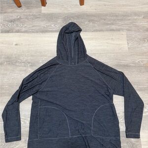 Eddie Bauer Gray Hoodie Sweatshirt with Relaxed Fit
